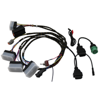 Câble de programmation ECU à 5 connecteurs, faisceau d'alimentation de diagnostic multi-interface adapté aux moteurs Cummins