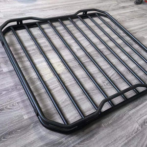 Bagages de transporteur de cargaison de galerie de toit de panier de dessus rigide noir <span class=keywords><strong>pour</strong></span> Jeep Wrangler JK JL Gladiator JT 2007 + JL1297 - Product Image 4