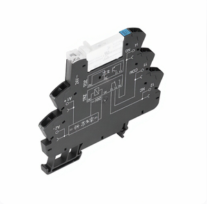 Relais d'interface mince MT-Weidmuller TRZ 24VDC 1CO 1122880000, connexion par pince de tension 24V 6A, module d'origine authentique - Product Image 1