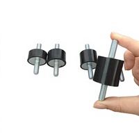 Amortisseur anti-vibration en caoutchouc et métal de type VV de la marque Premium Naila, avec filetage externe aux deux extrémités, pour machine industrielle