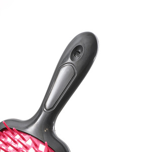 Hollowed-Out Hexagonal Hairbrush Plastic Massage Comb Wet Dry Dual Use <b>Scalp</b> Styling <b>Brush</b> General Population - Product Image 4