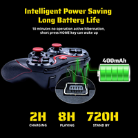Manette sans fil pour PC, manette de jeu, contrôleur de jeu pour téléphones mobiles IOS et Android
