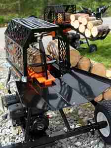 Fendeuse de bois hydraulique, outil de fendage pour bois d'orme, de cerisier, de saule, de pin blanc, de teck, de catalpa, de pin des mers et autres types de bois. - Product Image 6