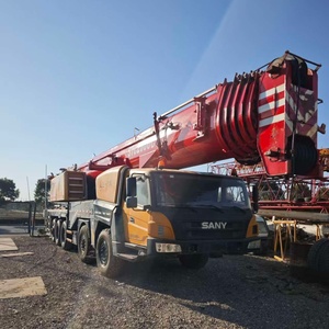 Grue mobile de haute qualité fabriquée en Chine, grue tout-terrain d'origine SANY de 160 tonnes, grue sur camion SANY STC1600 d'occasion, grue SANY de 160 tonnes - Product Image 1