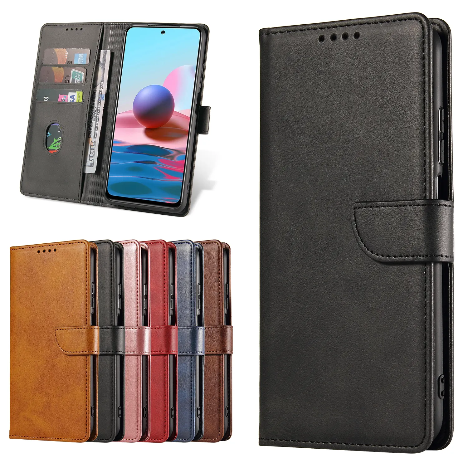 High Quality Cellphone Accessories Wholesale Flip Wallet Leather Mobile Phone Case For Sharp Aquos S3 mini S2