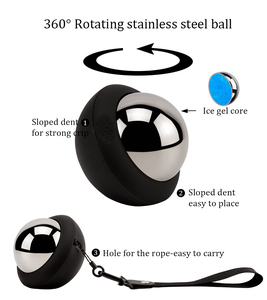 Cầm tay <span class=keywords><strong>massage</strong></span> lạnh con lăn bóng 6 giờ lạnh & Hot cứu trợ cryosphere cổ massager <span class=keywords><strong>massage</strong></span> bóng với logo - Product Image 6