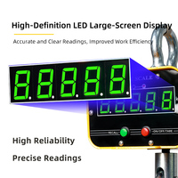Báscula Digital Colgante Industrial PUSHTON de 3000kg-10ton (2T-5T) con Pantalla LED, Soporte OEM/ODM y Certificación CE