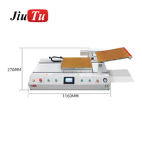 Machine de laminage personnalisée 300*400 à rouleau supérieur pour film polarisant OCA et colle AB, pour lamination de verre d'écran tactile