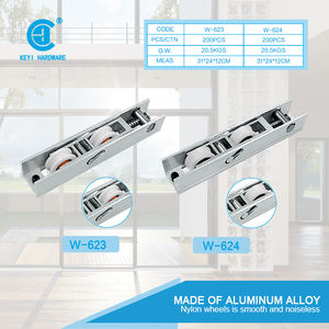 Rouleau de fenêtre coulissante en <span class=keywords><strong>aluminium</strong></span> moderne et rouleau de fenêtre coulissante en alliage d'<span class=keywords><strong>aluminium</strong></span>, poulie de porte de fenêtre avec roulements - Product Image 5