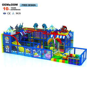 Aire de jeux intérieure personnalisable pour enfants avec piscine à balles océaniques - Product Image 4