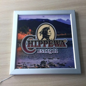 Boîte à lumière LED personnalisée durable en aluminium et acrylique A4 avec affiche de film éclairée, pour une utilisation en intérieur/extérieur - Product Image 1