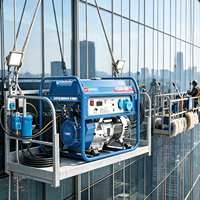 Générateur d'électricité à essence silencieux refroidi par air Yuchai YC5GF-MG 5KW avec un grand réservoir de carburant de 25L