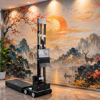 Impresora de inyección de tinta para murales de gran formato, impresora portátil para imprimir en paredes, impresora 3D automática para paredes