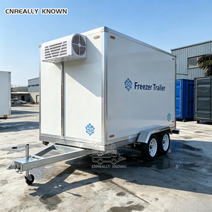 Remorque mobile frigorifique commerciale en acier inoxydable pour la restauration et le stockage à froid des boissons - Product Image 1