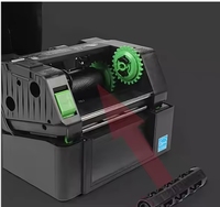 TSC TE200 Te244 Te300 mesin Printer Barcode, Printer Label kode batang Transfer termal Desktop 110mm