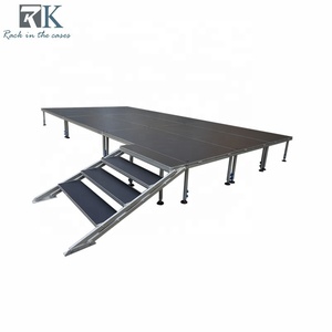 Escenario Portátil Económico para Conciertos, Eventos, Podios, Bodas, Plataforma de Aluminio para Exteriores - Product Image 6