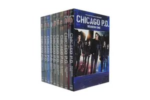 Chicago P.D. Musim 1-9 Boxset DVD 49 Disc Pabrik Grosir Film DVD Serial TV Kartun Wilayah 1/Wilayah 2 DVD Gratis Pengiriman