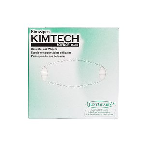 Kimwipes Kimtech Science – Lingettes non tissées à faible teneur en poussière pour laboratoire, 280 feuilles par boîte - Product Image 5