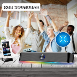 Barra De Sonido De La Columna De <span class=keywords><strong>Altavoces</strong></span> RGB Columna De <span class=keywords><strong>Altavoces</strong></span> Barra De Sonido De Juegos Para Ordenador PC Portátil <span class=keywords><strong>Altavoces</strong></span> - Product Image 3