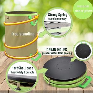 Sac de collecte de feuilles ondulées, pliable, pour le jardin et la pelouse, sac de collecte des déchets - Product Image 5