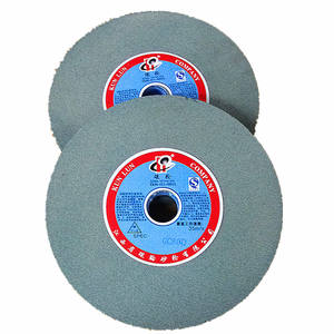 Wholesale High Quality Flat <b>Grinding</b> <b>Wheels</b> Green Silicon Carbide <b>Grinding</b> <b>Wheels</b> for Alloy Tungsten Steel Lathe Tools <b>Wheel</b> - Product Image 1