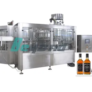 High Quality Alcohol Whisky glass bottle and glass tubes alcohol filling packing machine in hot sale