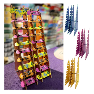 Support de présentation suspendu en acrylique pour fingerboard, support de rangement en acrylique pour fingerboard - Product Image 2