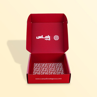 Sencai Vente en gros de boîtes en papier de luxe écologiques au design personnalisé, emballage rouge pour cosmétiques de beauté