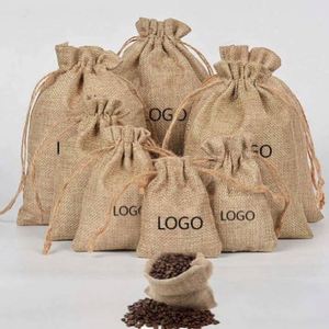 Top Quality Eco Friendly Plain Blank Custom Logo <b>Pouch</b> Gift Reusable String <b>Drawstring</b> Bag Organic Cotton Canvas Dust Bags - Product Image 5