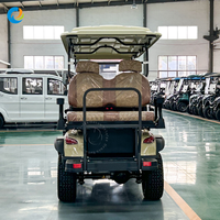 Voiturette de golf électrique tout-terrain Robetaa, chariot utilitaire 6 places, 72V Lithium, pour les excursions en montagne