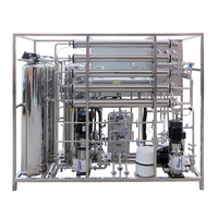 Système de pasteurisation à eau chaude PLC Auto 500L/H, système RO bipolaire, machine de traitement de l'eau en acier inoxydable haute pureté, approuvé CE/ISO