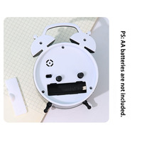 Keshi Direktvertrieb 4 cm Kreative Niedliche Zeitgenössische Quadratische Quarz-ABS-Wecker Mini Digitale Elektronische Batteriebetriebene Tischuhr