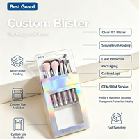 Confezioni Blister in PET Personalizzate, Contenitori Riciclabili a Conchiglia per Campioni Cosmetici, Spessore 1mm, Design Logo/Grafica, Best Guard