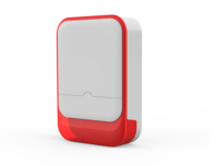 Nouvelle conception de sirène d'alarme de sécurité, son fort de 120 dB, temps de retard réglable, indication LED, capteur réseau filaire pour la maison et le bureau