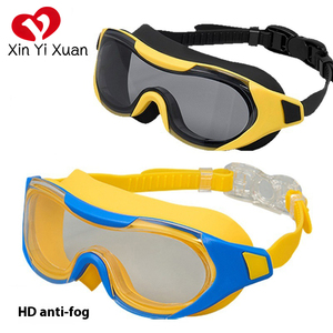 Gafas de Natación Xin Yi Xuan Nuevas con Marco Grande para Niños, Antivaho, HD, Impermeables, con Lentes de PC y Correas de Silicona, Modelo 158, Hechas en China - Product Image 1