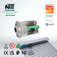 Motor Central Moderno NB MOTOR Reroad 110V 220V 2 Cilindros 360N/420N con Sistema Remoto para Puertas Enrollables de Hotel y Garaje