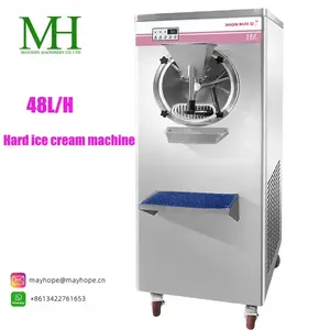 Maquinas de helados artesanais turbina, um sorvete glace sorvete congelador sorbetano máquina de gelo dura máquina