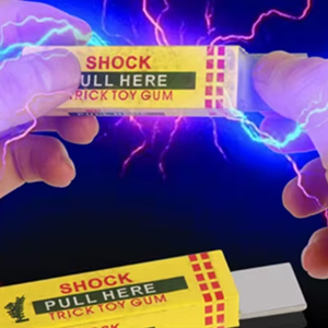 Chewing-gum à chocs électriques et jouet <span class=keywords><strong>de</strong></span> blague magique pour les <span class=keywords><strong>blagues</strong></span> <span class=keywords><strong>de</strong></span> rue Comédie facile Fournitures <span class=keywords><strong>de</strong></span> fête <span class=keywords><strong>de</strong></span> <span class=keywords><strong>vacances</strong></span> adaptées au poisson d'avril - Product Image 1