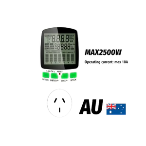 Medidores de potencia Vatímetro digital Medidor de energía AU Monitor de vatios Diagrama de costo de <span class=keywords><strong>electricidad</strong></span> Analizador de toma de medición - Product Image 6