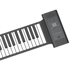 Цифровая портативная Гибкая электронная клавиатура PB88, 88 клавиш, пианино для тренировок