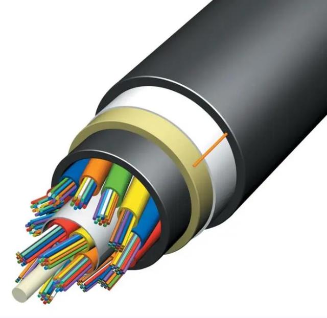 UKCC ADSS 4 6 8 12 24 48 96 144 Core G652D Single Mode Outdoor Aerial Fiber Optic Cable IEC CE