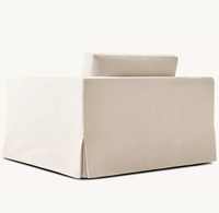 Ensemble de canapés en tissu moderne, durable et écologique, personnalisé, avec rembourrage en éponge et housse amovible pour le salon