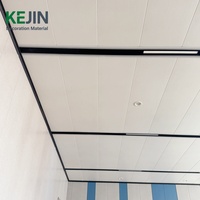 Paneles de Techo de PVC Transparente, 7mm 8mm 9mm de Grosor, Azulejos Decorativos para Techo, Panel de Pared de PVC