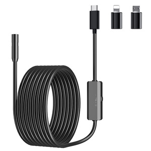 Mini caméra endoscopique industrielle <span class=keywords><strong>HD</strong></span> 2-en-1 étanche, connexion directe <span class=keywords><strong>pour</strong></span> téléphones mobiles iOS <span class=keywords><strong>Android</strong></span>, MicroSD - Product Image 6