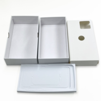 Boîte vide pour emballage de téléphone, compatible avec iPhone 15 Plus 11 12 13 14 15 16 17 Pro Max, emballage universel blanc