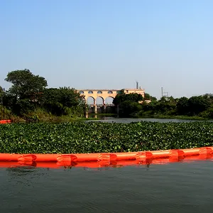 Florescence – Barrière de confinement d'hydrocarbures en PVC orange de haute qualité à <span class=keywords><strong>prix</strong></span> compétitif, garantie 2 ans pour utilisation en haute mer - Product Image 2