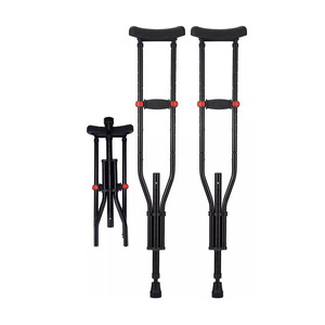 Béquille pliable OEM en alliage d'aluminium réglable avec patin antidérapant pour la marche - Product Image 2