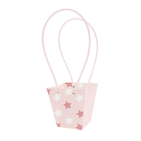 Sac cadeau pour la livraison de fleurs IINUNIONStar avec poignées, porte-bouquet en papier pour fleuriste, sacs d'emballage décoratifs