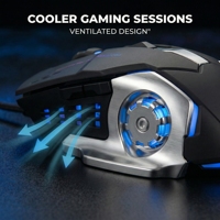 Ratón Inalámbrico RGB para Juegos, Recargable, Ergonómico, Diseño FPS, Botones Programables, Carcasa Metálica, Retroiluminación LED para PC y Portátiles