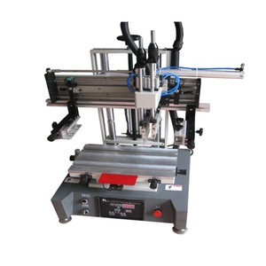 New Semi-Automatic Desktop Silkscreen <b>Card</b> Printer Includes PVC Pocket Glass Bucket Screen Printing T <b>Table</b> Motor PLC - Product Image 1